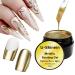U-Shinein 8ml Metallic Painting Gel Metal Painted Gel Nail Polish 3D Metal Painting Gel Drawing Mirror Nail Gel Polish Glossy DIY Nail Art Manicure -Golden