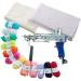 GBgeffy Tufting Gun  Tufting Gun Kit Cut Pile Loop Pile 2 in 1 Dual-Use Tufting Gun Rug Gun Rug Tufting Gun High Speed Carpet Tufting Gun 5-45 Stitches/Sec(Adjustable) 7-19mm Pile Height (Adjustable) Blue