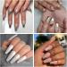 GZMAYUEN Chrome Nail Powder 6 Color Metallic Mirror Nail Powders Silver Gold Pink Chrome Powder for Nails 02 - Buy Online on GoSupps.com