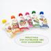 Cheeky Friends Bio Quetschie Fruit Puree for Kids - Banana Apple Strawberry & Raspberry - Vegan Gluten-Free - 12 x 100g Squeeze Bags (2x 6 Pack) Perfect for Babies 6 Months+ - Buy Online on GoSupps.com