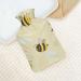 Bee Pattern Hot Water Bottle with Lid - Rubber Pain Relief & Foot Warmer for Hot/Cold Therapy - Buy Online on GoSupps.com