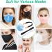 Kasee Mask Extension - 20 Silicone Straps Adjustable & Non-Slip Ear Hooks for Adults & Kids - Alleviate Pressure Pain - Buy Online on GoSupps.com