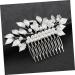 DOITOOL Hair Accessories Wedding Hair Comb Pearl Hair Comb Tiara Combs Bridal Hair Comb Straight Teeth Hair Comb Delicate Barrette Comb Wedding Hairpin Comb Modeling Headgear - Buy Online on GoSupps.com