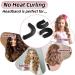 4pcs Heatless Blowout Hair Curlers for Long Hair Jumbo Flexi Rods Soft Overnight Hair Rollers Black - Buy Online on GoSupps.com