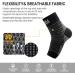 AVIDDA Plantar Fasciitis Compression Foot Sleeves - XL Black Pair for Men and Women | Ankle Support for Sport, Arthritis Pain Relief - Buy Online on GoSupps.com