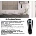 Air Freshener Automatic Fragrance Sprayer Wall Mounted Automatic Scent Dispenser Aerosol Dispenser Water Based Fragrance Enhancer Toilet Deodorizer Black - Buy Online on GoSupps.com