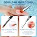 Morovan Poly Gel Slip Solution Kit - 4oz Anti-Stick Extension Gel with Base Coat, Top Coat, and Nail Cleaner - Poly Gel Nail Kit Essential - Buy Online on GoSupps.com