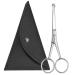 YNR 10CM Premium Nose Hair Scissors Rounded Tip for Trimming Small Details Facial Hair Ear Hair Eyebrow