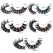 False Eyelashes Russian Strip Lashes - D Curly Natural Wispy Fluffy Thick Volume - 10 Pairs Handmade Reusable Fake Lashes Extension - 5 Style Mix - Buy Online on GoSupps.com