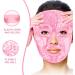 MUNSKT Cooling Mask Gel Beads Hot & Cold Soothing Therapy Reusable Ice Mask with Elastic Band for Migraine Sinus Pain Inflammation Face Puffiness Dry Eyes Headache Hangover - Buy Online on GoSupps.com