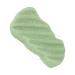 Plant Fiber Facial Sponge Washable Reusable Portable Face Cleansing Exfoliating Bath Puff for Sensitive Skin Adults and Children (Long wavy aloe green (dry))