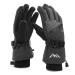 Caracaleap Ski Gloves Men Women Snow Gloves Windproof Winter Waterproof M Black