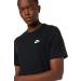 Nike Men's Sportswear Club T-Shirt Black/White XL - Premium Comfort & Style - Buy Online on GoSupps.com