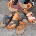 EEUK Women's Orthotic Sandals for Bunions - Grey, Size US 5.5 | Soft Big Toe Foot Correction, Non-Slip Beach Slippers - Buy Online on GoSupps.com