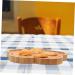 Alipis 1pc Tray Cottage Cheese with Fruit Wooden Bandejas para Comida Food Plate Coffee Table Snack Yellow 25X25X1.5CM - Buy Online on GoSupps.com