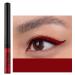 Coloured Eyeliner Matte Liquid Eyeliner White Eyeliner Long-Lasting Waterproof Liquid Eye Liner Highly-Pigmented Colourful Eyeliner for Eye Makeup Tools Black Purple (DrakRed-18)