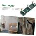 Alipis Belt Racks Kitchen Hook Keychain Coat Hooks Backpacks Hook Closet Hooks for Hanging Clothes Bedroom Door Hat Wall Hooks 19X3CM Green - Buy Online on GoSupps.com