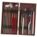 1 Set Ear Picking Kit Ear Wax Picker Cleaning Kit Cleaning Ear Pick Ear Wax Remover Kit Ear Wax Remover Pick Ear Picks Ear Digger Earwax Digger Ear Scoops Tool Ear Scraper Abs Red