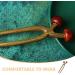 Baluue U Shaped Hairpin Mushroom Hair Stick Wooden Hair Fork Chinese Hair Chopsticks Chignon Pins Hair Chopsticks for Women Girl - Buy Online on GoSupps.com