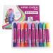 Teinture Capillaire Temporaire 10 Couleurs Craies Colorantes pour Cheveux Marqueurs de Coloration Temporaire Kit de Maquillage Lavable Jouet Amusant pour Adolescents et Adultes pour le Cosplay