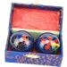 Baoding Balls 3 Pack Set with Storage Box - Durable Stress Relief Balls for Kids & Elderly - Blue - Buy Online on GoSupps.com