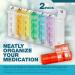 Weekly Pill Organizer Set - 2 Pack Daily & Weekly Pill Planner for Medications & Vitamins | AM/PM Compartments - Ideal for Travel & Easy Organization - Buy Online on GoSupps.com