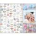 Cute Cinnamoroll Nail Stickers - 4 Sheets 3D Self-Adhesive Cartoon Nail Art Supplies for Women, Girls, Kids - Kawaii Designer Manicure Decoration Gifts (300+ Decals) - Buy Online on GoSupps.com