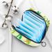 Leaf Pattern Napkin Storage Bag - Portable Menstrual Cup & Breastfeeding Holder for Women Teens & Girls - Buy Online on GoSupps.com