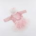 Pink Lace Newborn Photography Romper + Pearl Props | Baby Girl Photo Outfit (0-2 months) - Buy Online on GoSupps.com