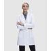 Dr. James Women's Lab Coat | Tailored Fit | Feminine Design | 33 Inch Length | White - Size 8 - Buy Online on GoSupps.com