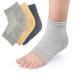 DCC-GETS Moisturizing Socks for Cracked Feet Women-2 Pairs-Gift of Spa Gel Socks Cracked Heel Treatment (Beige)