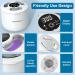 Nettoyeur Ultrasons avec St rilisation par UV Haute Fr quence 45kHz Ultrasonic Cleaner 4 Modes Affichage num rique HD 200 ml pour Dentaires Appareils de Contention Goutti res de Nuit etc. Blanc - Buy Online on GoSupps.com