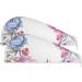 Watercolor Floral Wreath Hair Towel 2 Pack | Super Absorbent Quick Dry Hair Turbans for Women & Girls - Buy Online on GoSupps.com