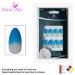 Buy Blue Gel Stiletto Almond False Nails - 24 Bling Art Artificial Long Tips with Glue | International Shipping - Buy Online on GoSupps.com