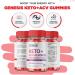 3 Pack Genesis Keto Gummies with ACV for Advanced Weight Loss - Shark Tank Approved Belly Fat Supplement (180 Gummies) - Buy Online on GoSupps.com