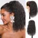Hair Chignon 10-28 Inch Water Wave with Drawstring Hair Comb Ponytail Real Hair Wet Wavy Ponytail Hair Extensions Ladies Wig Messy Bun Hair Piece (Color : Water Wave Size : 14inch 100g) - Buy Online on GoSupps.com