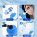 Ear Vacuum Ear Wax Removal Kit Electric Ear Wax Vacuum with Strong Suction Soft Silicone Tips Ear Vacuum Wax Remover Tool with 2 Replacement Heads for Family Use Himmelblau - Buy Online on GoSupps.com