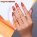 Glitter Nail Polish - Orange Pearl Nail Polish - Shimmer Holographic Mermaid Nail Polish - Pearlescent Shell Glitter Orange Nail Varnish - Quick Dry Glimmer Nail Art Varnish All Seasons Nail Polish - Buy Online on GoSupps.com