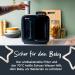 Tommee Tippee Perfect Prep - Day & Night Bottle Antibacterial Filter Digital Display | Sleep-Friendly Pacifiers - Black EU Connector - Buy Online on GoSupps.com