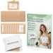 20 PCS Castor Oil Patches Individually Packaged Disposable Castor Oil Pack Wrap with Anti Leakage Cotton Pad for Belly/Feet/Knee (Oils Not Included) 5.1" x 3.9"