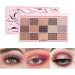 Matte Eyeshadow Palette | Smudge-Proof Long-Lasting Eye Shades Eye Makeup Accessories Eyeshadow Palette for Shopping Gathering Dating Home Working Traveling Pochy 02# - Buy Online on GoSupps.com