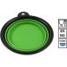 PhoneNatic Foldable Silicone Dog Bowl - XL Green Travel Bowl for Dogs & Cats 1000 ml with Carabiner | Durable & Portable Pet Feeding Solution - Buy Online on GoSupps.com