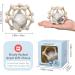 MCGMITT Baby Rattle Teething Ball Toy for 0-12 Months | Soft Silicone Sensory Teether | Shaker Toy for Newborns (Beige) - Buy Online on GoSupps.com