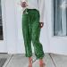 Buy Duohropke High Waist Sequin Pants for Women | Glitter Leisure Party Pants - XXL Green - Buy Online on GoSupps.com