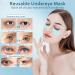 Reusable Eye Patches - 3 Pairs for Wrinkle Reduction & Lifting | Silicone Under Eye Patches with Applicator in Stylish Tin Case - Buy Online on GoSupps.com