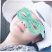 Ipetboom Contoured Eye Mask for Sleeping Eye with Eye Holes Eye for Sleeping Hot Cold Eye Mask Travel Ice Compress Eyes Cover Baffle Super Soft Crystal Cotton to Sleep Light Green 28.5x9x1.7cm - Buy Online on GoSupps.com