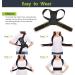 DIANMEI Posture Corrector for Men and Women - Adjustable Back Brace for Posture Correction and Neck & Shoulder Pain Relief - XL Black - Buy Online on GoSupps.com