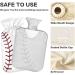Naanle Softball Baseball Hot Water Bottle - 1L Transparent Heat Bottle for Pain Relief & Warmth | Ideal for Bed & Foot Therapy - Buy Online on GoSupps.com