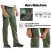 Mens Quick Dry Lightweight Convertible Hiking Fishing Pants - Khaki - Buy Online on GoSupps.com