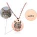 Memediy Personalized Pet Portrait Necklace - Engraved Pet Remembrance Gifts in Rose Gold for Dog & Cat Lovers - Buy Online on GoSupps.com